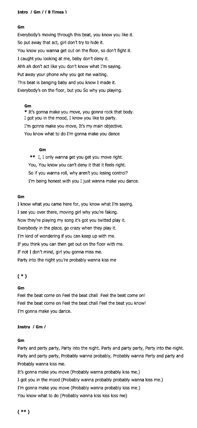 คอร์ดเพลง เนื้อเพลง Make You Dance, คอร์ดเพลง Make You Dance ของ Evo Nine, คอร์ดเพลงของ Evo Nine, เนื้อร้อง Make You Dance Evo Nine, Make You Dance คอร์ดง่าย ๆ, คอร์ด Make You Dance ต้นฉบับ