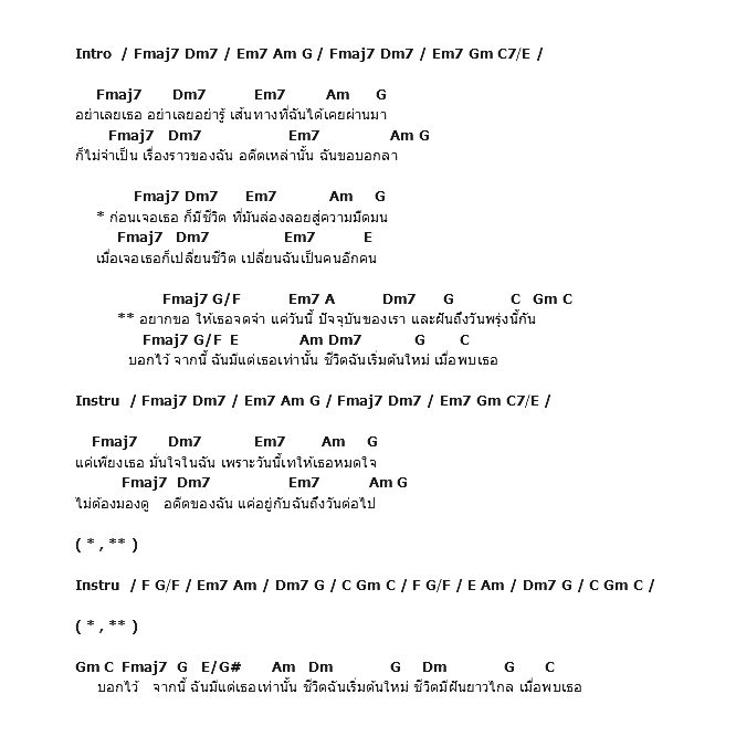 คอร์ดเพลง เนื้อเพลง อดีตของฉัน ปัจจุบันของเรา, คอร์ดเพลง อดีตของฉัน ปัจจุบันของเรา ของ Da Endorphine, คอร์ดเพลงของ Da Endorphine, เนื้อร้อง อดีตของฉัน ปัจจุบันของเรา Da Endorphine, อดีตของฉัน ปัจจุบันของเรา คอร์ดง่าย ๆ, คอร์ด อดีตของฉัน ปัจจุบันของเรา ต้นฉบับ