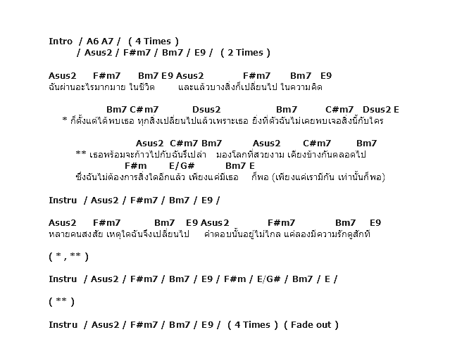 คอร์ดเพลง เนื้อเพลง พอ, คอร์ดเพลง พอ ของ O-pavee, คอร์ดเพลงของ O-pavee, เนื้อร้อง พอ O-pavee, พอ คอร์ดง่าย ๆ, คอร์ด พอ ต้นฉบับ