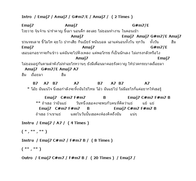 คอร์ดเพลง เนื้อเพลง แย้แย่, คอร์ดเพลง แย้แย่ ของ Monotone, คอร์ดเพลงของ Monotone, เนื้อร้อง แย้แย่ Monotone, แย้แย่ คอร์ดง่าย ๆ, คอร์ด แย้แย่ ต้นฉบับ