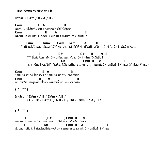 คอร์ดเพลง เนื้อเพลง ความพยายาม, คอร์ดเพลง ความพยายาม ของ Peak, คอร์ดเพลงของ Peak, เนื้อร้อง ความพยายาม Peak, ความพยายาม คอร์ดง่าย ๆ, คอร์ด ความพยายาม ต้นฉบับ