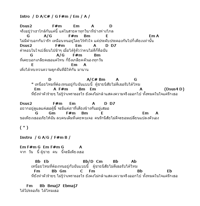 คอร์ดเพลง เนื้อเพลง ผู้ชายนิสัยไม่ดี - Ost.เมียแต่ง, คอร์ดเพลง ผู้ชายนิสัยไม่ดี - Ost.เมียแต่ง ของ One Two Three Soul, คอร์ดเพลงของ One Two Three Soul, เนื้อร้อง ผู้ชายนิสัยไม่ดี - Ost.เมียแต่ง One Two Three Soul, ผู้ชายนิสัยไม่ดี - Ost.เมียแต่ง คอร์ดง่าย ๆ, คอร์ด ผู้ชายนิสัยไม่ดี - Ost.เมียแต่ง ต้นฉบับ