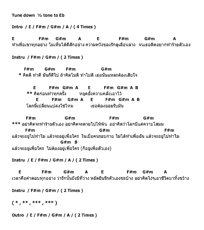 คอร์ดเพลง เนื้อเพลง อยู่เพื่อตัวเอง, คอร์ดเพลง อยู่เพื่อตัวเอง ของ Mad Pack It, คอร์ดเพลงของ Mad Pack It, เนื้อร้อง อยู่เพื่อตัวเอง Mad Pack It, อยู่เพื่อตัวเอง คอร์ดง่าย ๆ, คอร์ด อยู่เพื่อตัวเอง ต้นฉบับ