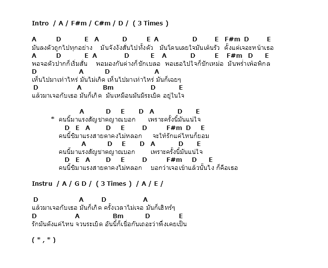 คอร์ดเพลง เนื้อเพลง สัญชาตญาณบอก, คอร์ดเพลง สัญชาตญาณบอก ของ Nuvo, คอร์ดเพลงของ Nuvo, เนื้อร้อง สัญชาตญาณบอก Nuvo, สัญชาตญาณบอก คอร์ดง่าย ๆ, คอร์ด สัญชาตญาณบอก ต้นฉบับ