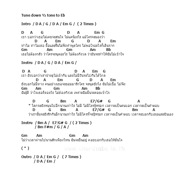 คอร์ดเพลง เนื้อเพลง เวลา, คอร์ดเพลง เวลา ของ P.O.P., คอร์ดเพลงของ P.O.P., เนื้อร้อง เวลา P.O.P., เวลา คอร์ดง่าย ๆ, คอร์ด เวลา ต้นฉบับ