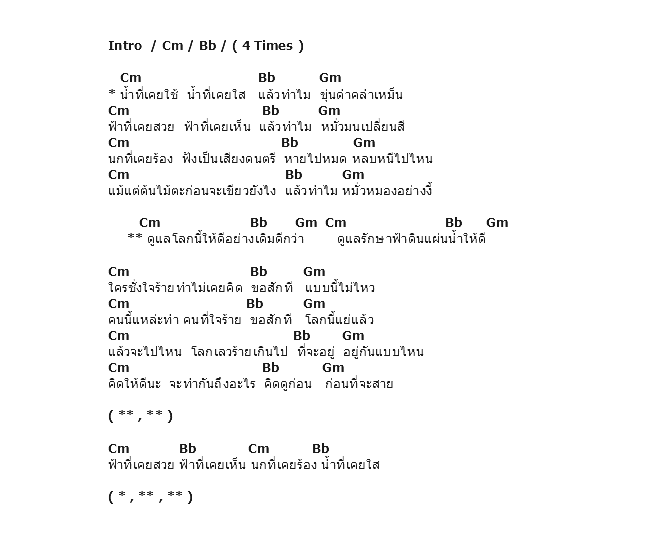 คอร์ดเพลง เนื้อเพลง โลกเราสวยงาม, คอร์ดเพลง โลกเราสวยงาม ของ Nuvo, คอร์ดเพลงของ Nuvo, เนื้อร้อง โลกเราสวยงาม Nuvo, โลกเราสวยงาม คอร์ดง่าย ๆ, คอร์ด โลกเราสวยงาม ต้นฉบับ