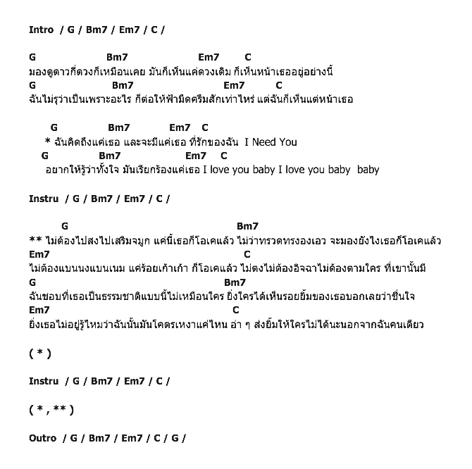 คอร์ดเพลง เนื้อเพลง U&u (You And You), คอร์ดเพลง U&u (You And You) ของ Onutz, คอร์ดเพลงของ Onutz, เนื้อร้อง U&u (You And You) Onutz, U&u (You And You) คอร์ดง่าย ๆ, คอร์ด U&u (You And You) ต้นฉบับ