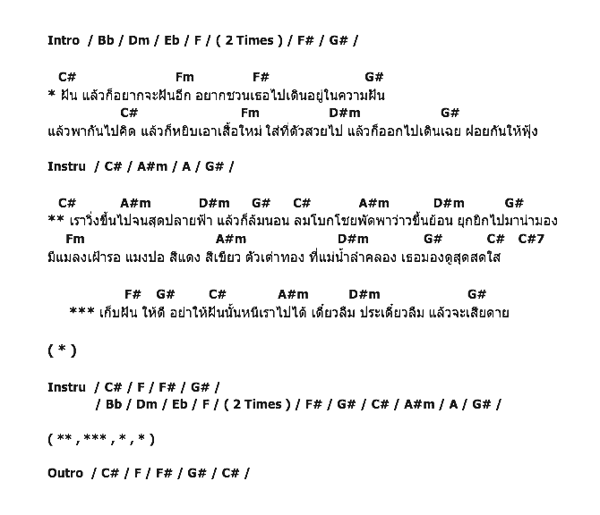 คอร์ดเพลง เนื้อเพลง เก็บฝัน, คอร์ดเพลง เก็บฝัน ของ Ost . มารุโกะ, คอร์ดเพลงของ Ost . มารุโกะ, เนื้อร้อง เก็บฝัน Ost . มารุโกะ, เก็บฝัน คอร์ดง่าย ๆ, คอร์ด เก็บฝัน ต้นฉบับ