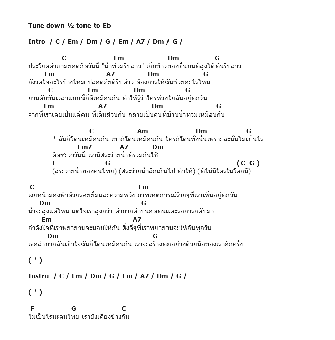 คอร์ดเพลง เนื้อเพลง เหมือนกัน, คอร์ดเพลง เหมือนกัน ของ One Two Three Soul, คอร์ดเพลงของ One Two Three Soul, เนื้อร้อง เหมือนกัน One Two Three Soul, เหมือนกัน คอร์ดง่าย ๆ, คอร์ด เหมือนกัน ต้นฉบับ