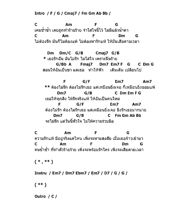 คอร์ดเพลง เนื้อเพลง หัวใจไม่ให้ความร่วมมือ - Ost.แผนร้ายพ่ายรัก, คอร์ดเพลง หัวใจไม่ให้ความร่วมมือ - Ost.แผนร้ายพ่ายรัก ของ Preen, คอร์ดเพลงของ Preen, เนื้อร้อง หัวใจไม่ให้ความร่วมมือ - Ost.แผนร้ายพ่ายรัก Preen, หัวใจไม่ให้ความร่วมมือ - Ost.แผนร้ายพ่ายรัก คอร์ดง่าย ๆ, คอร์ด หัวใจไม่ให้ความร่วมมือ - Ost.แผนร้ายพ่ายรัก ต้นฉบับ