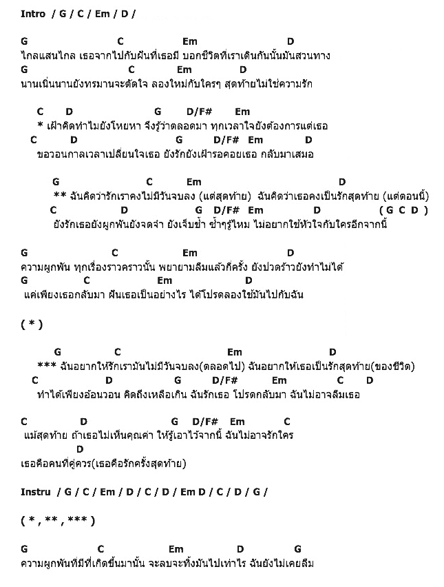 คอร์ดเพลง เนื้อเพลง ไม่ลืม, คอร์ดเพลง ไม่ลืม ของ Mystic Dream, คอร์ดเพลงของ Mystic Dream, เนื้อร้อง ไม่ลืม Mystic Dream, ไม่ลืม คอร์ดง่าย ๆ, คอร์ด ไม่ลืม ต้นฉบับ