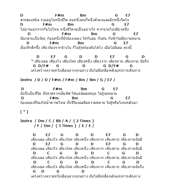 คอร์ดเพลง เนื้อเพลง เพียง, คอร์ดเพลง เพียง ของ Lullaby, คอร์ดเพลงของ Lullaby, เนื้อร้อง เพียง Lullaby, เพียง คอร์ดง่าย ๆ, คอร์ด เพียง ต้นฉบับ