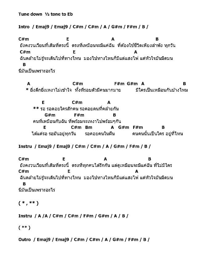 คอร์ดเพลง เนื้อเพลง รอใครสักคน, คอร์ดเพลง รอใครสักคน ของ The Richter, คอร์ดเพลงของ The Richter, เนื้อร้อง รอใครสักคน The Richter, รอใครสักคน คอร์ดง่าย ๆ, คอร์ด รอใครสักคน ต้นฉบับ