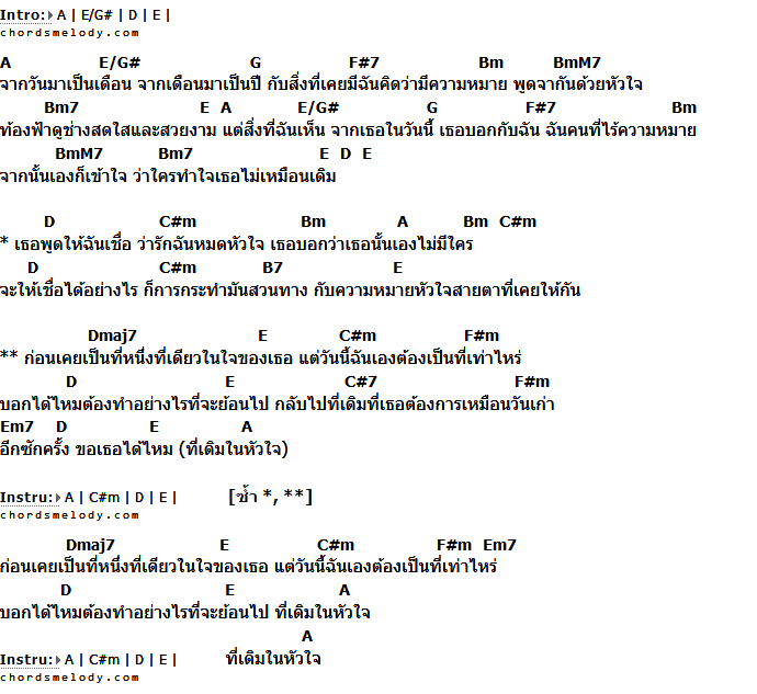 คอร์ดเพลง เนื้อเพลง ที่เดิมในหัวใจ, คอร์ดเพลง ที่เดิมในหัวใจ ของ Tmt Feat.ตู่ ภพธร, คอร์ดเพลงของ Tmt Feat.ตู่ ภพธร, เนื้อร้อง ที่เดิมในหัวใจ Tmt Feat.ตู่ ภพธร, ที่เดิมในหัวใจ คอร์ดง่าย ๆ, คอร์ด ที่เดิมในหัวใจ ต้นฉบับ