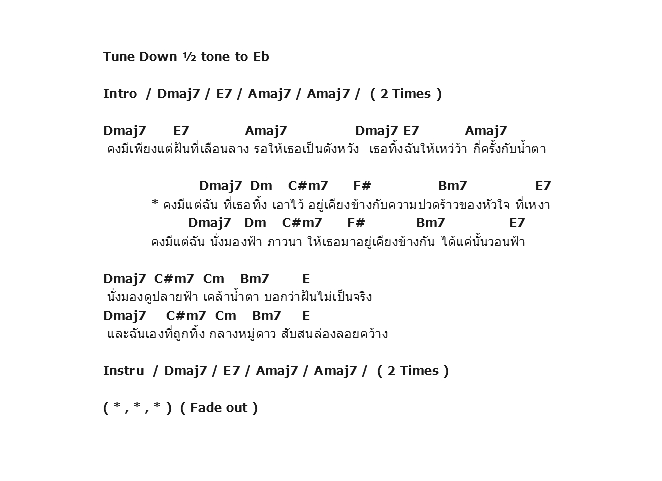คอร์ดเพลง เนื้อเพลง แค่นั้น, คอร์ดเพลง แค่นั้น ของ Siam Secret Service, คอร์ดเพลงของ Siam Secret Service, เนื้อร้อง แค่นั้น Siam Secret Service, แค่นั้น คอร์ดง่าย ๆ, คอร์ด แค่นั้น ต้นฉบับ