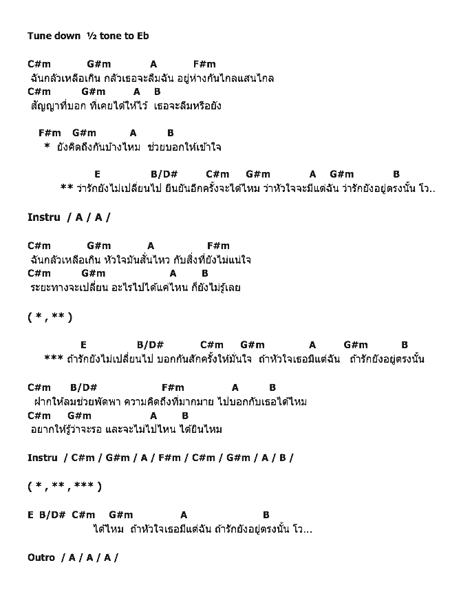 คอร์ดเพลง เนื้อเพลง ยืนยันอีกครั้งได้ไหม, คอร์ดเพลง ยืนยันอีกครั้งได้ไหม ของ The Richter, คอร์ดเพลงของ The Richter, เนื้อร้อง ยืนยันอีกครั้งได้ไหม The Richter, ยืนยันอีกครั้งได้ไหม คอร์ดง่าย ๆ, คอร์ด ยืนยันอีกครั้งได้ไหม ต้นฉบับ