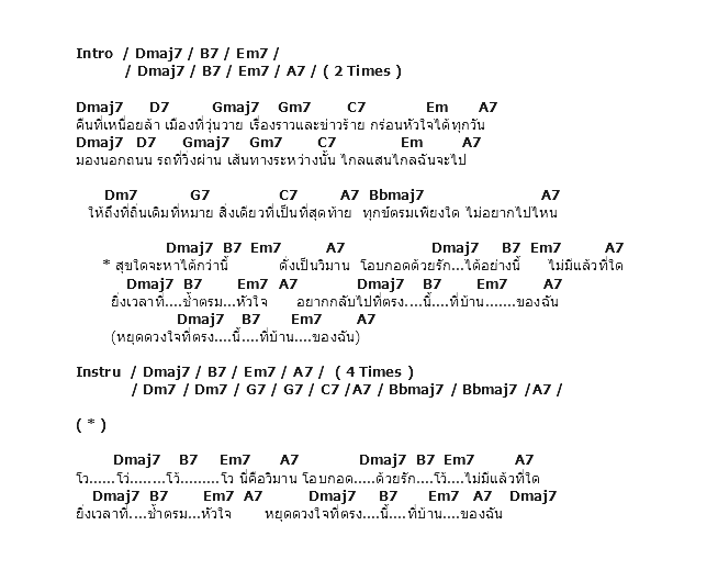 คอร์ดเพลง เนื้อเพลง บ้านของฉัน, คอร์ดเพลง บ้านของฉัน ของ Tattoo Colour, คอร์ดเพลงของ Tattoo Colour, เนื้อร้อง บ้านของฉัน Tattoo Colour, บ้านของฉัน คอร์ดง่าย ๆ, คอร์ด บ้านของฉัน ต้นฉบับ