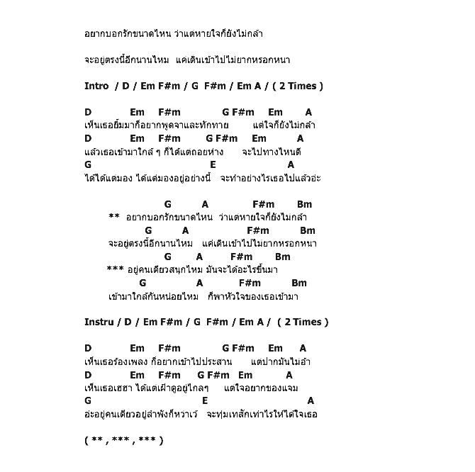คอร์ดเพลง เนื้อเพลง อยากบอกรัก, คอร์ดเพลง อยากบอกรัก ของ The Richman Toy Feat.ญาญ่า อุรัสยา แกน The Jukks ดิม Tattoo Colour, คอร์ดเพลงของ The Richman Toy Feat.ญาญ่า อุรัสยา แกน The Jukks ดิม Tattoo Colour, เนื้อร้อง อยากบอกรัก The Richman Toy Feat.ญาญ่า อุรัสยา แกน The Jukks ดิม Tattoo Colour, อยากบอกรัก คอร์ดง่าย ๆ, คอร์ด อยากบอกรัก ต้นฉบับ