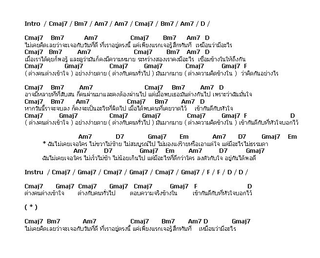 คอร์ดเพลง เนื้อเพลง เข้ากันดี, คอร์ดเพลง เข้ากันดี ของ Scrubb, คอร์ดเพลงของ Scrubb, เนื้อร้อง เข้ากันดี Scrubb, เข้ากันดี คอร์ดง่าย ๆ, คอร์ด เข้ากันดี ต้นฉบับ