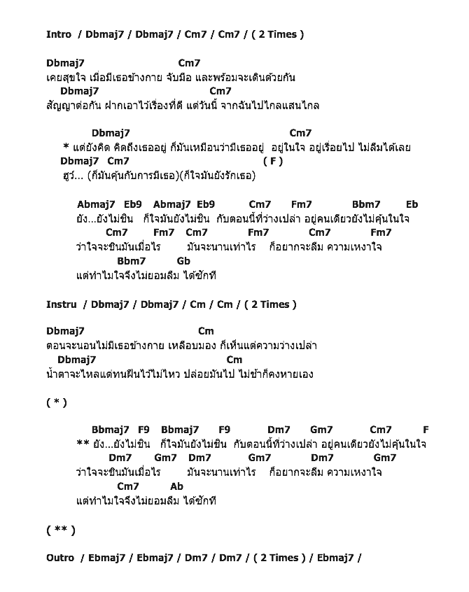 คอร์ดเพลง เนื้อเพลง ยังไม่ชิน, คอร์ดเพลง ยังไม่ชิน ของ Soul After Six, คอร์ดเพลงของ Soul After Six, เนื้อร้อง ยังไม่ชิน Soul After Six, ยังไม่ชิน คอร์ดง่าย ๆ, คอร์ด ยังไม่ชิน ต้นฉบับ