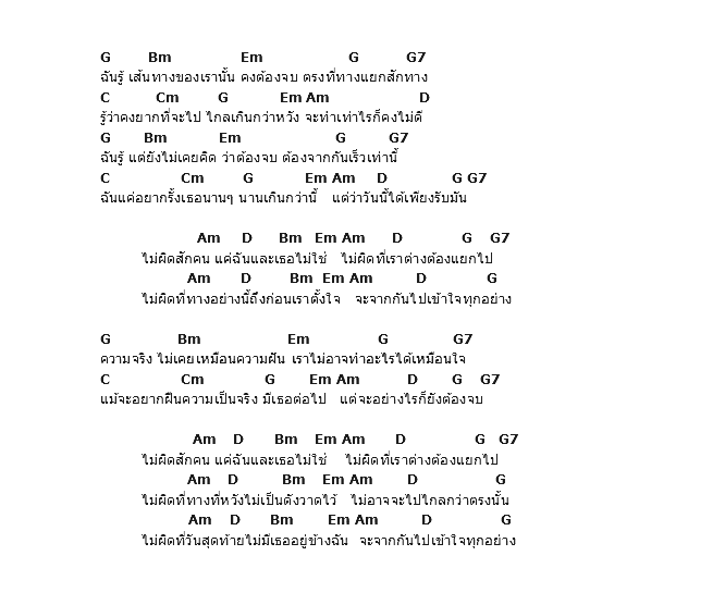 คอร์ดเพลง เนื้อเพลง ไม่ผิดสักคน, คอร์ดเพลง ไม่ผิดสักคน ของ Slot Machine, คอร์ดเพลงของ Slot Machine, เนื้อร้อง ไม่ผิดสักคน Slot Machine, ไม่ผิดสักคน คอร์ดง่าย ๆ, คอร์ด ไม่ผิดสักคน ต้นฉบับ