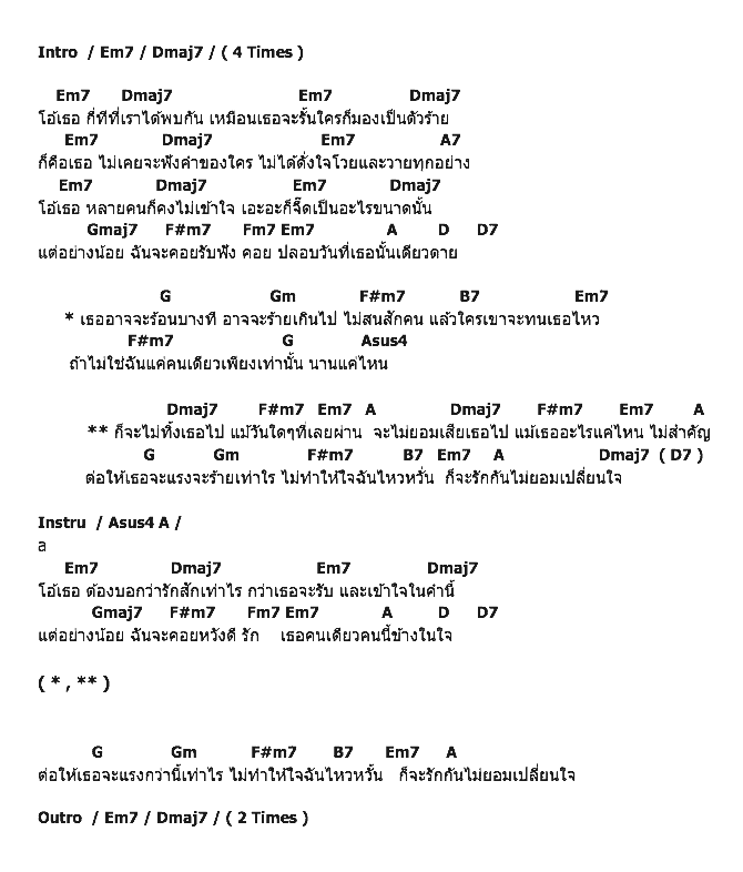 คอร์ดเพลง เนื้อเพลง ตัวร้าย, คอร์ดเพลง ตัวร้าย ของ Tattoo Colour, คอร์ดเพลงของ Tattoo Colour, เนื้อร้อง ตัวร้าย Tattoo Colour, ตัวร้าย คอร์ดง่าย ๆ, คอร์ด ตัวร้าย ต้นฉบับ