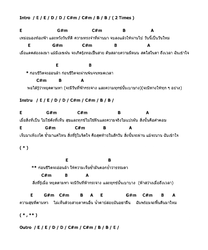 คอร์ดเพลง เนื้อเพลง รุ้ง, คอร์ดเพลง รุ้ง ของ Slot Machine, คอร์ดเพลงของ Slot Machine, เนื้อร้อง รุ้ง Slot Machine, รุ้ง คอร์ดง่าย ๆ, คอร์ด รุ้ง ต้นฉบับ