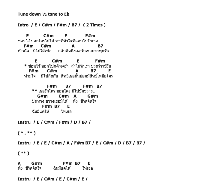 คอร์ดเพลง เนื้อเพลง ให้, คอร์ดเพลง ให้ ของ Stamp, คอร์ดเพลงของ Stamp, เนื้อร้อง ให้ Stamp, ให้ คอร์ดง่าย ๆ, คอร์ด ให้ ต้นฉบับ