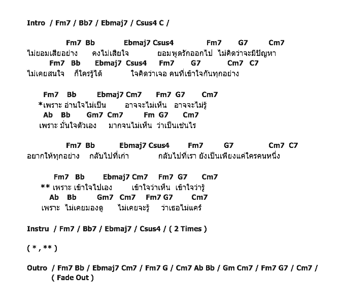 คอร์ดเพลง เนื้อเพลง เข้าใจไปเอง, คอร์ดเพลง เข้าใจไปเอง ของ Soul After Six, คอร์ดเพลงของ Soul After Six, เนื้อร้อง เข้าใจไปเอง Soul After Six, เข้าใจไปเอง คอร์ดง่าย ๆ, คอร์ด เข้าใจไปเอง ต้นฉบับ