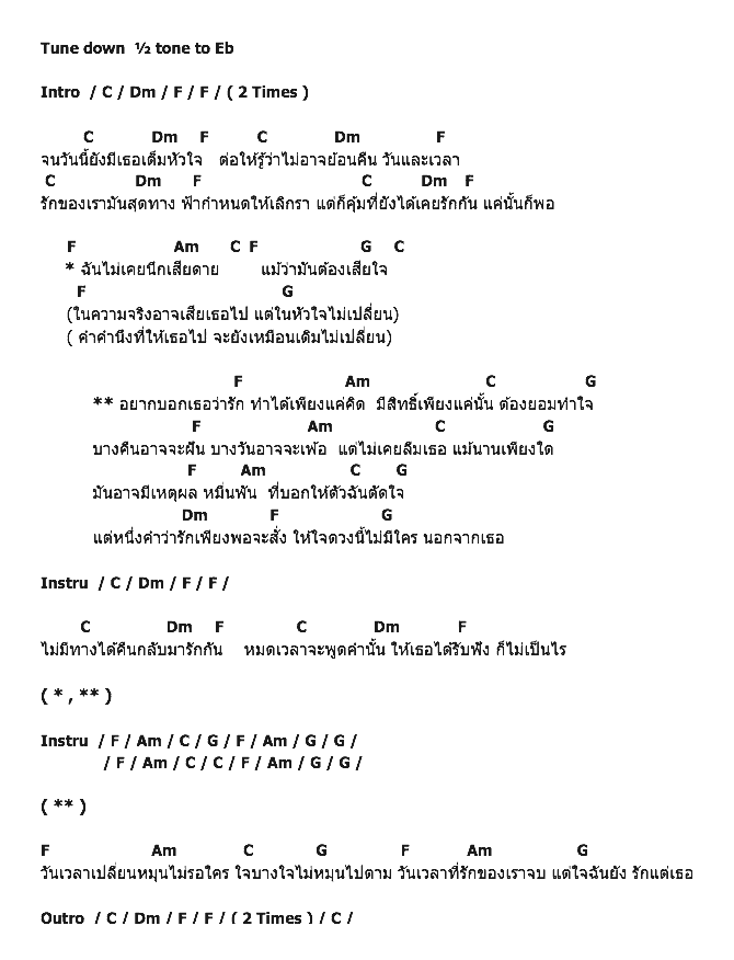 คอร์ดเพลง เนื้อเพลง หนึ่งคำว่ารัก, คอร์ดเพลง หนึ่งคำว่ารัก ของ Spf, คอร์ดเพลงของ Spf, เนื้อร้อง หนึ่งคำว่ารัก Spf, หนึ่งคำว่ารัก คอร์ดง่าย ๆ, คอร์ด หนึ่งคำว่ารัก ต้นฉบับ