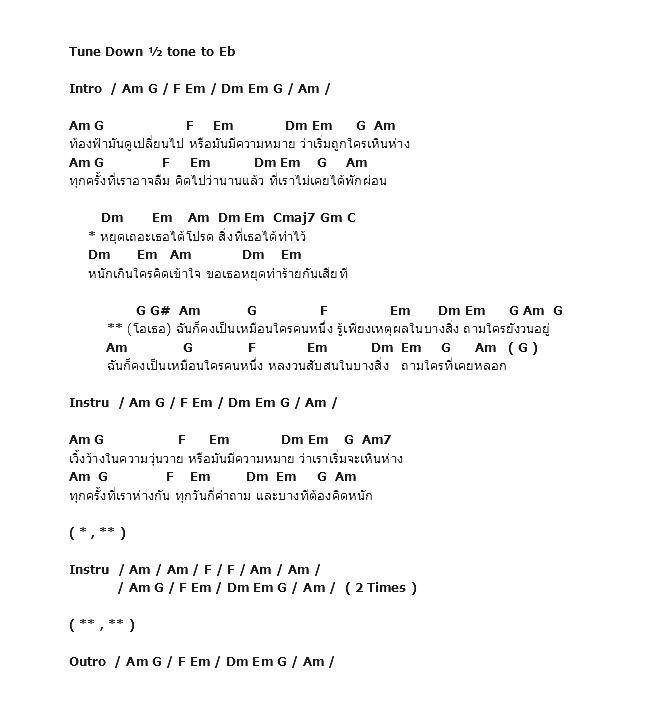 คอร์ดเพลง เนื้อเพลง ฉันก็เป็นเหมือนใครคนหนึ่ง, คอร์ดเพลง ฉันก็เป็นเหมือนใครคนหนึ่ง ของ Scrubb, คอร์ดเพลงของ Scrubb, เนื้อร้อง ฉันก็เป็นเหมือนใครคนหนึ่ง Scrubb, ฉันก็เป็นเหมือนใครคนหนึ่ง คอร์ดง่าย ๆ, คอร์ด ฉันก็เป็นเหมือนใครคนหนึ่ง ต้นฉบับ