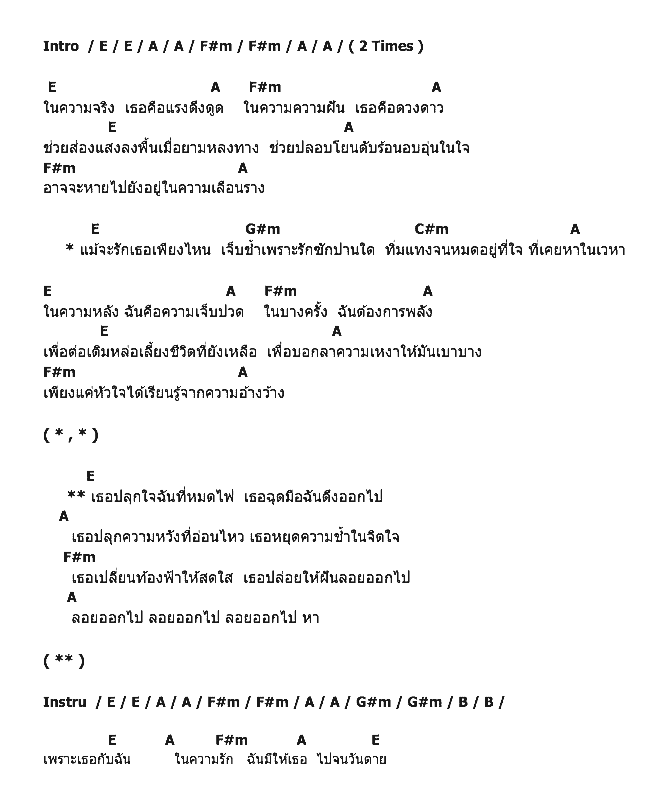 คอร์ดเพลง เนื้อเพลง เวหา, คอร์ดเพลง เวหา ของ Swinging, คอร์ดเพลงของ Swinging, เนื้อร้อง เวหา Swinging, เวหา คอร์ดง่าย ๆ, คอร์ด เวหา ต้นฉบับ