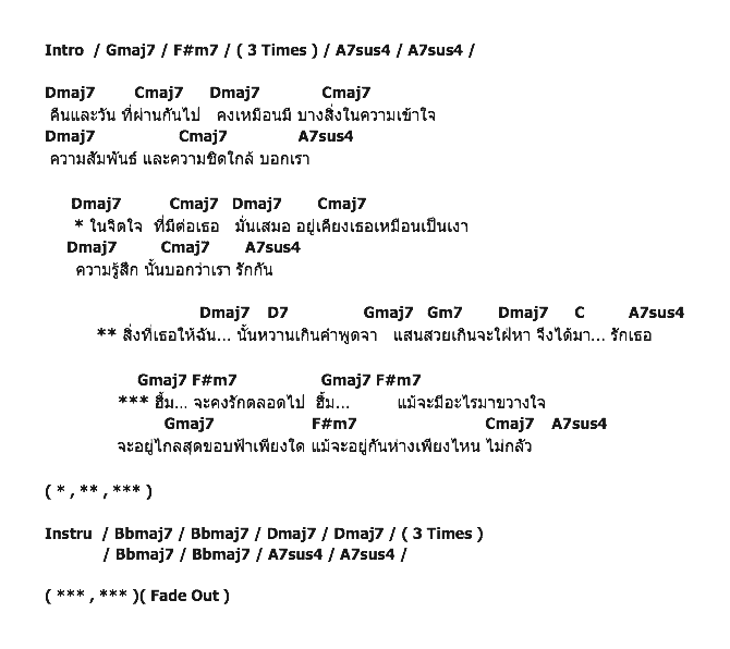 คอร์ดเพลง เนื้อเพลง คงรักตลอดไป, คอร์ดเพลง คงรักตลอดไป ของ Soul After Six, คอร์ดเพลงของ Soul After Six, เนื้อร้อง คงรักตลอดไป Soul After Six, คงรักตลอดไป คอร์ดง่าย ๆ, คอร์ด คงรักตลอดไป ต้นฉบับ