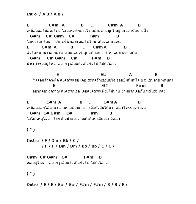 คอร์ดเพลง เนื้อเพลง สะดุดรัก, คอร์ดเพลง สะดุดรัก ของ The Richman Toy, คอร์ดเพลงของ The Richman Toy, เนื้อร้อง สะดุดรัก The Richman Toy, สะดุดรัก คอร์ดง่าย ๆ, คอร์ด สะดุดรัก ต้นฉบับ