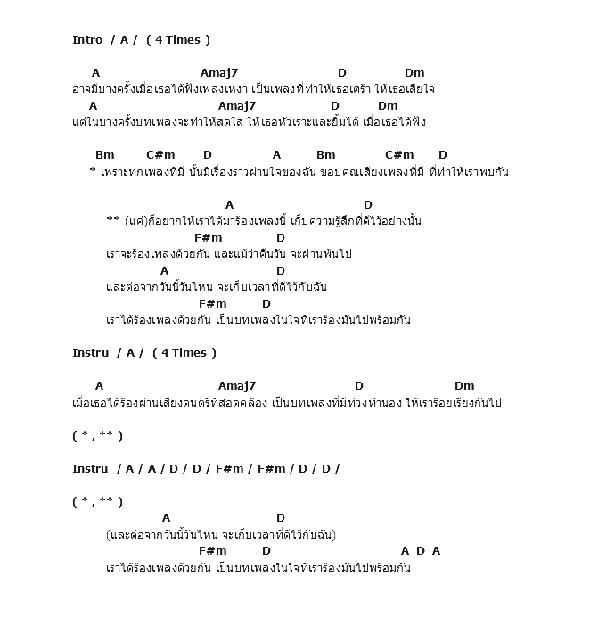 คอร์ดเพลง เนื้อเพลง เพลงของเรา, คอร์ดเพลง เพลงของเรา ของ Scrubb, คอร์ดเพลงของ Scrubb, เนื้อร้อง เพลงของเรา Scrubb, เพลงของเรา คอร์ดง่าย ๆ, คอร์ด เพลงของเรา ต้นฉบับ