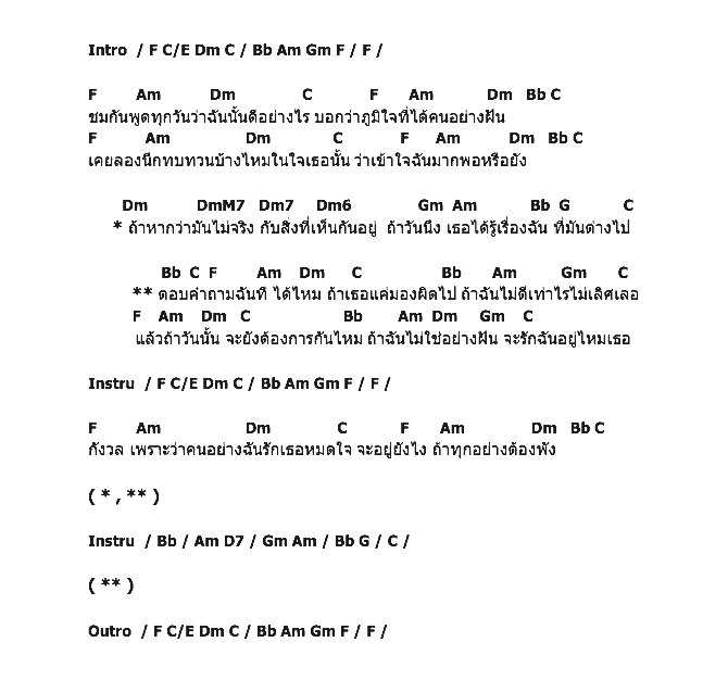 คอร์ดเพลง เนื้อเพลง ถ้าไม่ใช่อย่างที่เห็น, คอร์ดเพลง ถ้าไม่ใช่อย่างที่เห็น ของ จูน ปาริชาติ, คอร์ดเพลงของ จูน ปาริชาติ, เนื้อร้อง ถ้าไม่ใช่อย่างที่เห็น จูน ปาริชาติ, ถ้าไม่ใช่อย่างที่เห็น คอร์ดง่าย ๆ, คอร์ด ถ้าไม่ใช่อย่างที่เห็น ต้นฉบับ
