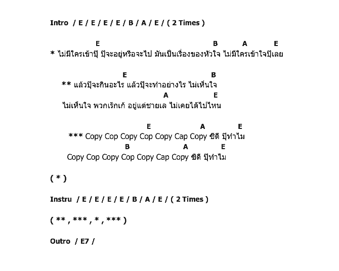 คอร์ดเพลง เนื้อเพลง ไม่มีใครเข้าใจ ปุ๊, คอร์ดเพลง ไม่มีใครเข้าใจ ปุ๊ ของ จ๊อบ บรรจบ, คอร์ดเพลงของ จ๊อบ บรรจบ, เนื้อร้อง ไม่มีใครเข้าใจ ปุ๊ จ๊อบ บรรจบ, ไม่มีใครเข้าใจ ปุ๊ คอร์ดง่าย ๆ, คอร์ด ไม่มีใครเข้าใจ ปุ๊ ต้นฉบับ