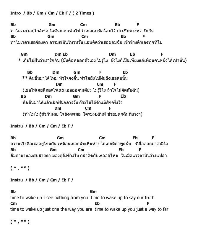 คอร์ดเพลง เนื้อเพลง ตื่นได้แล้ว, คอร์ดเพลง ตื่นได้แล้ว ของ แกรนด์ The Star, คอร์ดเพลงของ แกรนด์ The Star, เนื้อร้อง ตื่นได้แล้ว แกรนด์ The Star, ตื่นได้แล้ว คอร์ดง่าย ๆ, คอร์ด ตื่นได้แล้ว ต้นฉบับ