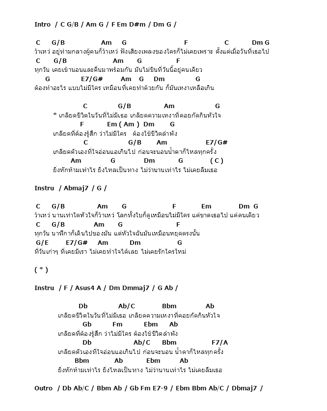 คอร์ดเพลง เนื้อเพลง ว้าเหว่, คอร์ดเพลง ว้าเหว่ ของ เจนนิเฟอร์ คิ้ม, คอร์ดเพลงของ เจนนิเฟอร์ คิ้ม, เนื้อร้อง ว้าเหว่ เจนนิเฟอร์ คิ้ม, ว้าเหว่ คอร์ดง่าย ๆ, คอร์ด ว้าเหว่ ต้นฉบับ