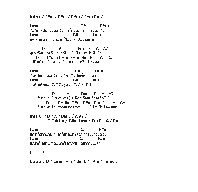 คอร์ดเพลง เนื้อเพลง วัน เดือน ปี - Ost.Final Score, คอร์ดเพลง วัน เดือน ปี - Ost.Final Score ของ เจี๊ยบ วรรธณา, คอร์ดเพลงของ เจี๊ยบ วรรธณา, เนื้อร้อง วัน เดือน ปี - Ost.Final Score เจี๊ยบ วรรธณา, วัน เดือน ปี - Ost.Final Score คอร์ดง่าย ๆ, คอร์ด วัน เดือน ปี - Ost.Final Score ต้นฉบับ