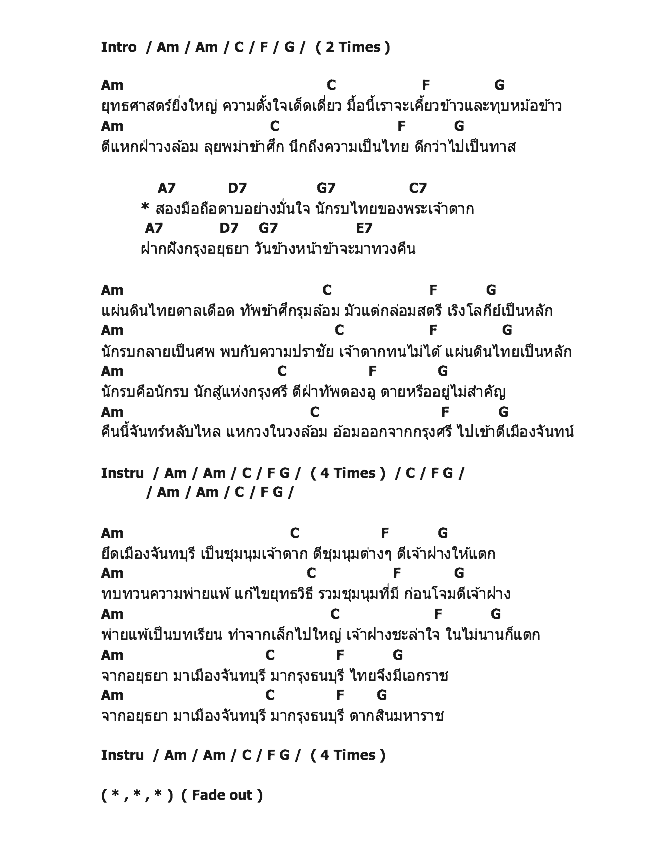 คอร์ดเพลง เนื้อเพลง เจ้าตาก, คอร์ดเพลง เจ้าตาก ของ คาราบาว, คอร์ดเพลงของ คาราบาว, เนื้อร้อง เจ้าตาก คาราบาว, เจ้าตาก คอร์ดง่าย ๆ, คอร์ด เจ้าตาก ต้นฉบับ