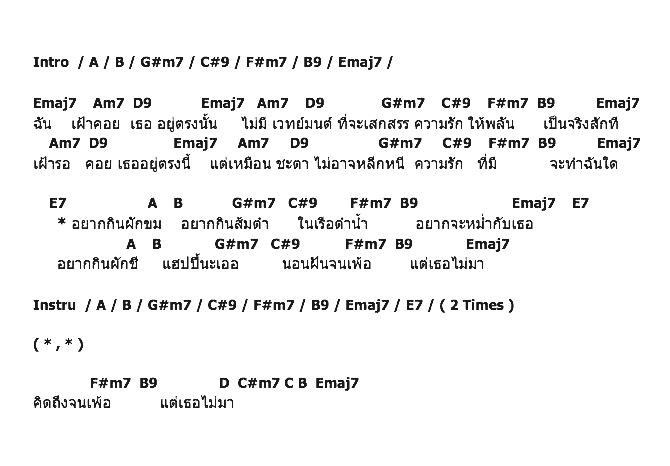 คอร์ดเพลง เนื้อเพลง ผักขม, คอร์ดเพลง ผักขม ของ จานอู๋, คอร์ดเพลงของ จานอู๋, เนื้อร้อง ผักขม จานอู๋, ผักขม คอร์ดง่าย ๆ, คอร์ด ผักขม ต้นฉบับ