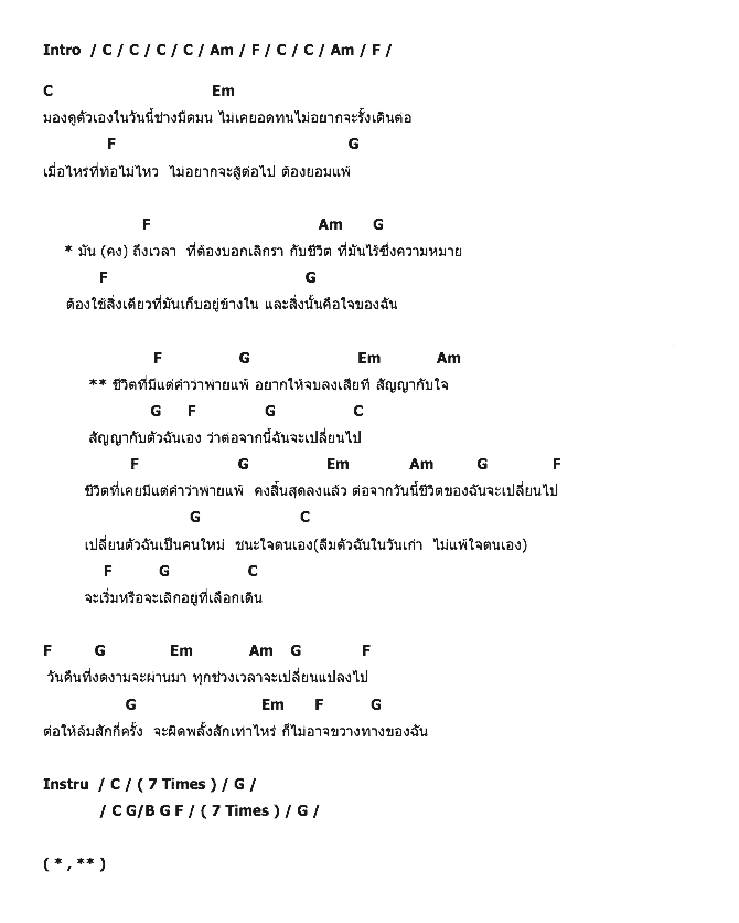 คอร์ดเพลง เนื้อเพลง อยู่ที่เลือกเดิน - Ost.The Running Man, คอร์ดเพลง อยู่ที่เลือกเดิน - Ost.The Running Man ของ กล้วยฉาบ, คอร์ดเพลงของ กล้วยฉาบ, เนื้อร้อง อยู่ที่เลือกเดิน - Ost.The Running Man กล้วยฉาบ, อยู่ที่เลือกเดิน - Ost.The Running Man คอร์ดง่าย ๆ, คอร์ด อยู่ที่เลือกเดิน - Ost.The Running Man ต้นฉบับ