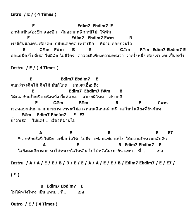 คอร์ดเพลง เนื้อเพลง แทนที่เธอ, คอร์ดเพลง แทนที่เธอ ของ คาราบาว, คอร์ดเพลงของ คาราบาว, เนื้อร้อง แทนที่เธอ คาราบาว, แทนที่เธอ คอร์ดง่าย ๆ, คอร์ด แทนที่เธอ ต้นฉบับ