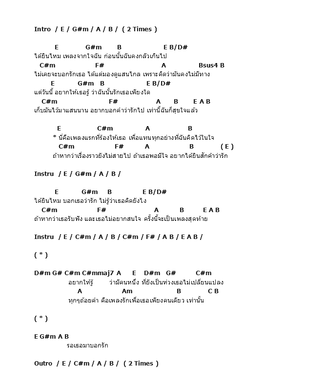 คอร์ดเพลง เนื้อเพลง รอเธอมาบอกรัก, คอร์ดเพลง รอเธอมาบอกรัก ของ เจี๊ยบ วรรธณา, คอร์ดเพลงของ เจี๊ยบ วรรธณา, เนื้อร้อง รอเธอมาบอกรัก เจี๊ยบ วรรธณา, รอเธอมาบอกรัก คอร์ดง่าย ๆ, คอร์ด รอเธอมาบอกรัก ต้นฉบับ