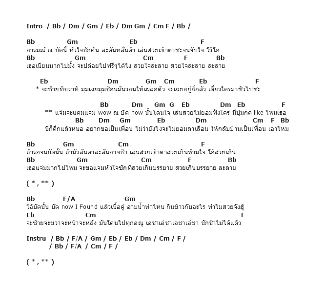 คอร์ดเพลง เนื้อเพลง ณ บัดnow, คอร์ดเพลง ณ บัดnow ของ บี้ The Star, คอร์ดเพลงของ บี้ The Star, เนื้อร้อง ณ บัดnow บี้ The Star, ณ บัดnow คอร์ดง่าย ๆ, คอร์ด ณ บัดnow ต้นฉบับ