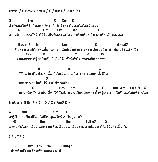 คอร์ดเพลง เนื้อเพลง ผิดเรื่องเดียว, คอร์ดเพลง ผิดเรื่องเดียว ของ ปนัดดา เรืองวุฒิ, คอร์ดเพลงของ ปนัดดา เรืองวุฒิ, เนื้อร้อง ผิดเรื่องเดียว ปนัดดา เรืองวุฒิ, ผิดเรื่องเดียว คอร์ดง่าย ๆ, คอร์ด ผิดเรื่องเดียว ต้นฉบับ