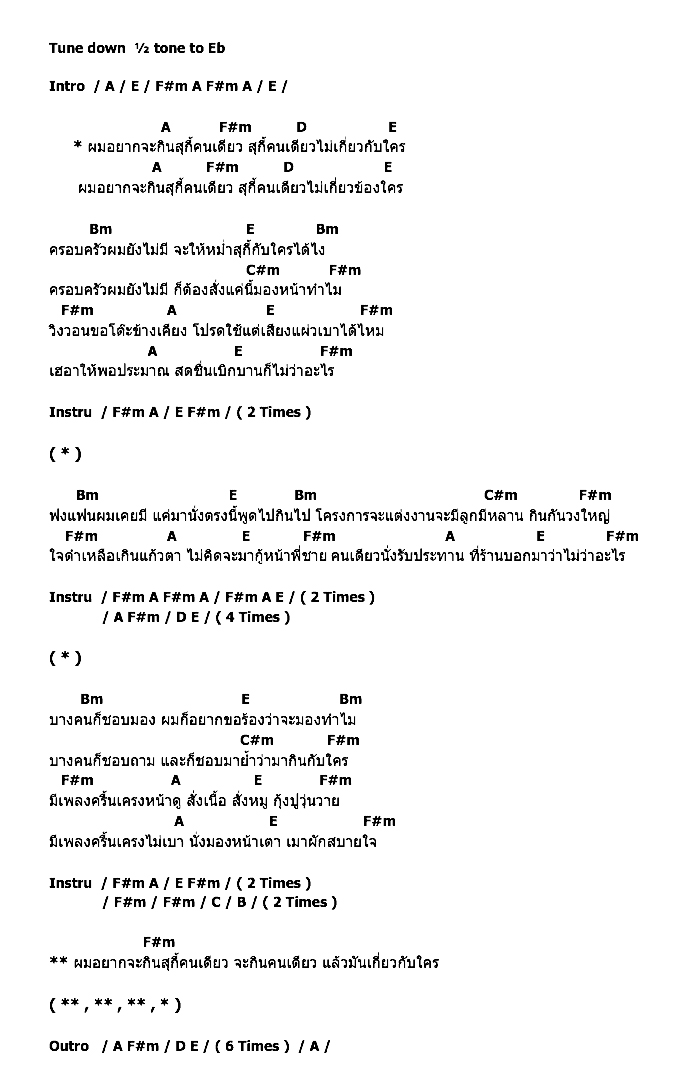 คอร์ดเพลง เนื้อเพลง สุกี้, คอร์ดเพลง สุกี้ ของ ทรงไทย, คอร์ดเพลงของ ทรงไทย, เนื้อร้อง สุกี้ ทรงไทย, สุกี้ คอร์ดง่าย ๆ, คอร์ด สุกี้ ต้นฉบับ