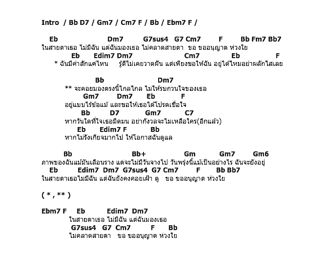 คอร์ดเพลง เนื้อเพลง ขออนุญาต..ห่วงใย, คอร์ดเพลง ขออนุญาต..ห่วงใย ของ โดม จารุวัฒน์ The Star, คอร์ดเพลงของ โดม จารุวัฒน์ The Star, เนื้อร้อง ขออนุญาต..ห่วงใย โดม จารุวัฒน์ The Star, ขออนุญาต..ห่วงใย คอร์ดง่าย ๆ, คอร์ด ขออนุญาต..ห่วงใย ต้นฉบับ