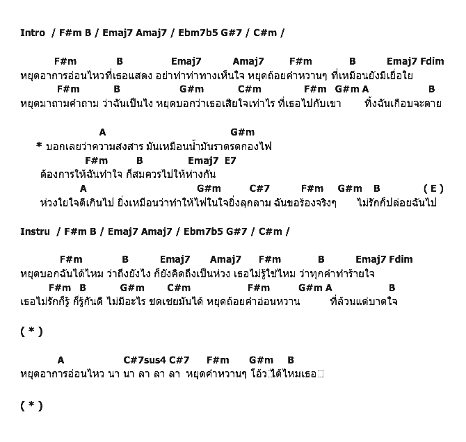 คอร์ดเพลง เนื้อเพลง ดับไฟด้วยน้ำมัน, คอร์ดเพลง ดับไฟด้วยน้ำมัน ของ นัท Af4, คอร์ดเพลงของ นัท Af4, เนื้อร้อง ดับไฟด้วยน้ำมัน นัท Af4, ดับไฟด้วยน้ำมัน คอร์ดง่าย ๆ, คอร์ด ดับไฟด้วยน้ำมัน ต้นฉบับ